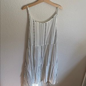 Black and white summer dress